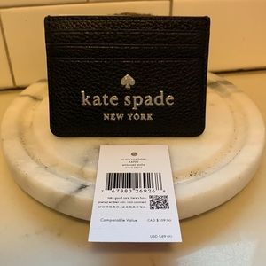 Kate Spade NEW leather card holder